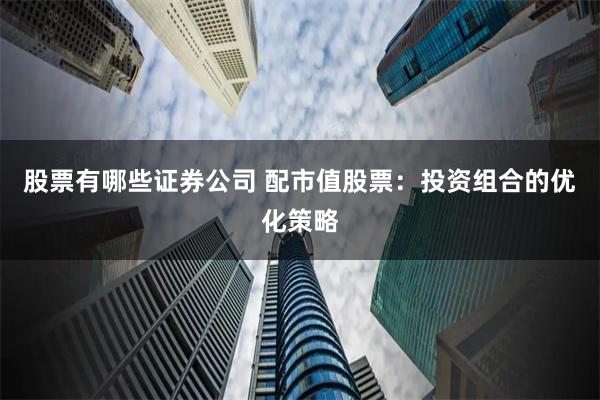 股票有哪些证券公司 配市值股票：投资组合的优化策略